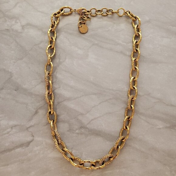 ✨ Stella and Dot Rhinestone Crystal Pave Link Christina Necklace ✨ - Picture 9 of 16